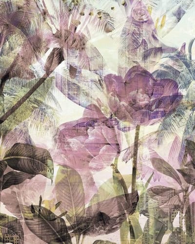 Fotobehang - Metropical Faded 200x250cm - Vliesbehang