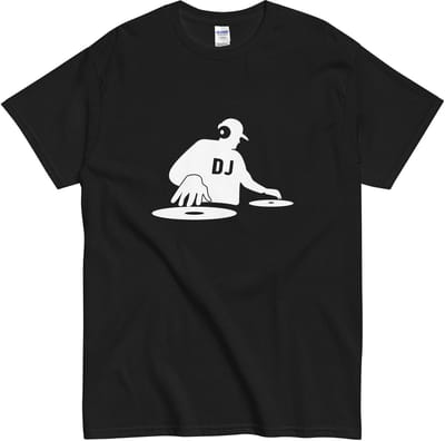 T Shirt met DJ Opdruk - Dames Heren - Muziek Fan - Stijlvol Cadeau - Zwart - S