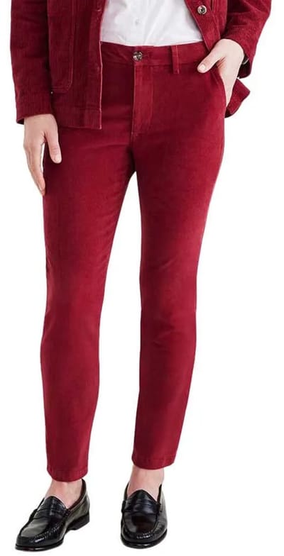 Dockers Weekend Skinny Chino Broek Rood 31 / 27 Vrouw