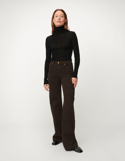 Lois Palazzo Mistral Jeans Donkerbruin 3440-6491