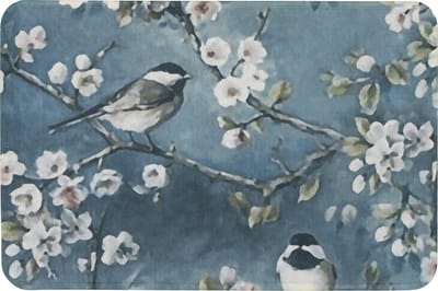 Mars & More | deurmat vogels grijs (75x50 cm) | RARMVGG