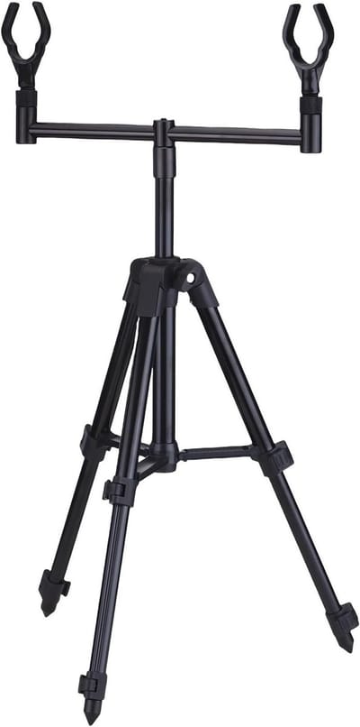 Stabiel Driehoekig Hengelstatief met Grondpenetratievermogen voor Optimaal Vissen 26-62 Cm / 10,2-24,4 Inch, Ideaal voor Buitenactiviteiten en Hengelsport