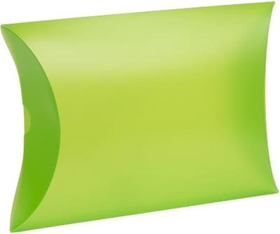 Pillow geschenkverpakking 32x8x23cm APPELGROEN (50 stuks)