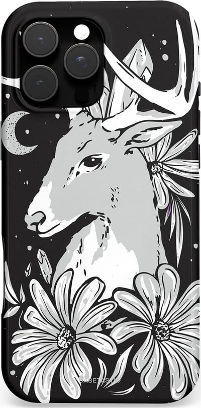 Casetastic Hoesje Geschikt voor Apple iPhone 16 Pro Max Magsafe - Stijlvolle Beschermende Duo-layer Case - Lunagewei