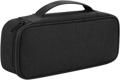 Draagbare Kabel Organizer voor Reizen, Ideaal voor Elektronische Accessoires, Power Banks en Harde Schijven, Zwart, Middenformaat