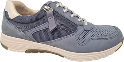 Gabor 86.978.26 Rolling Soft Sneakers Blauw Nubuck Dames - Blauw - 38.5