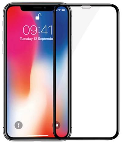 DrPhone iPhone XS MAX Glas - Tempered Glass 3D – Volledige Dekking - Schermbeschermer - Gehard Glas