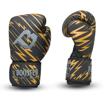 Booster Bokshandschoenen voor kinderen - Combat series 1 - Zwart/Goud 4 oz