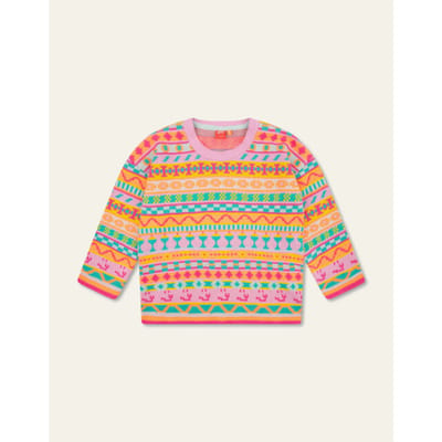 Oilily Klock - Trui - Meisjes - Regular Fit - Lila - 152/12yr