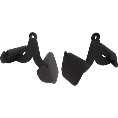 Poignée d'entraînement de la force du dos Poignée Machine à câble à poulie Barre de traction dorsale Accessoire Fitness black