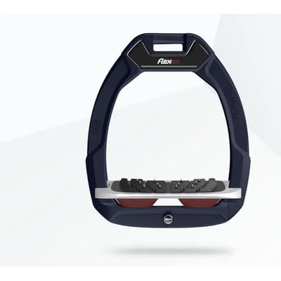 Veiligheidsstijgbeugels met Ultra Grip Incliné Bordeaux/Grijs/Bordeaux Flex-On Safe-On