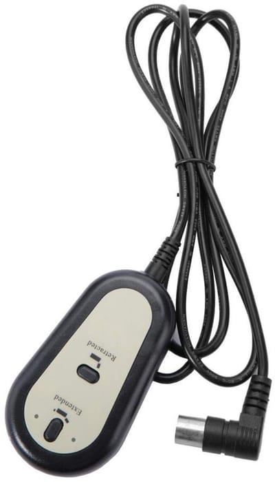SnelShoppen - Elektrische Relaxfauteuil Afstandsbediening met 2 Knoppen, 5-Pin Handbediening voor Verstelbare Stoelen, Ideaal voor Lifting Stoelen, Zw
