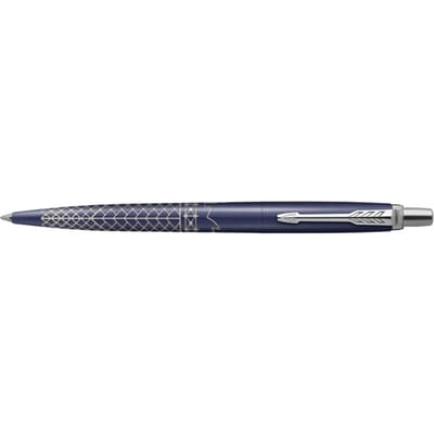 Parker Jotter balpen | Speciale editie | Sydney Blauw met chroomafwerking | Blauwe inkt | Geschenkverpakking
