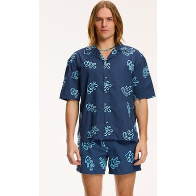 Shiwi Men Shortsleeve Reef Embroidery Royal Blue Size: S | Swimming Trunks Outlet | Heren | Blauw