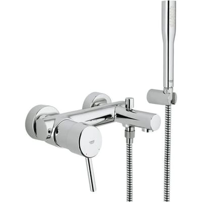 GROHE Concetto Badkraan - met handdouche - 15cm - chroom - 32212001