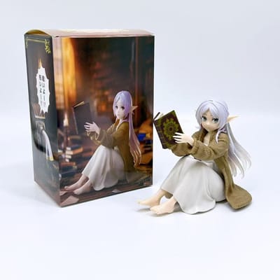 Frieren: Beyond Journey's End Anime Model - Schattige Desktop Geen Nachtkleding Actiefiguur Model Poppen Speelgoed Hoge Kwaliteit