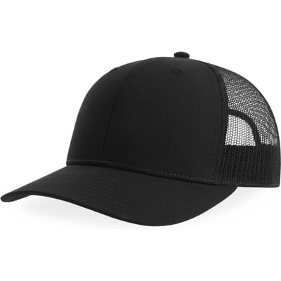 Atlantis Headwear Bryce Cap AT106 - Black/Black - One size