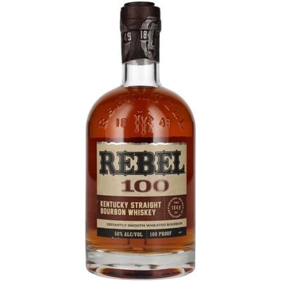 Rebel Yell Whisky Rebel 100 PROOF Kentucky Straight Bourbon Whiskey 50% Vol. 0,7l