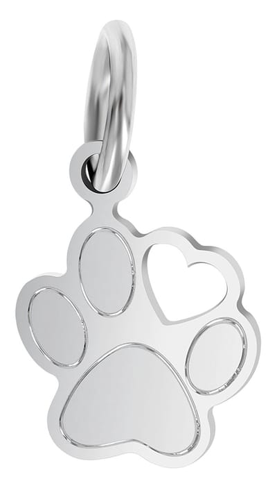 AKZENT Akzent unisex hanger "Cute Paw" uit 925 Sterlingzilver, gerhodineerd, duurzaam