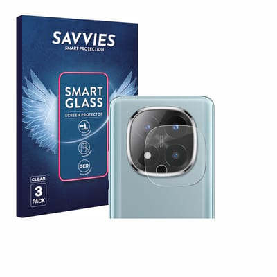 3 Stuks Savvies Screenprotector - geschikt voor Xiaomi Redmi Note 14 Pro Plus 5G (ALLEEN Camera Lens) - beschermfolie glas transparant