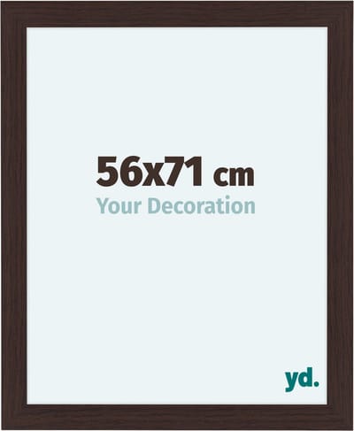 Your Decoration - Fotolijst 56x71 cm - MDF - Eiken Donker - Como