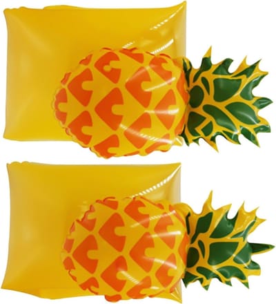 Thijox - Zwemvleugels voor Kinderen | Opblaasbare Ananas Draagbare Mouwen | Kleurrijke Zwemvlotjes voor Zomer, Vakantie, Boottocht, Zwembad, Tuin, Thu