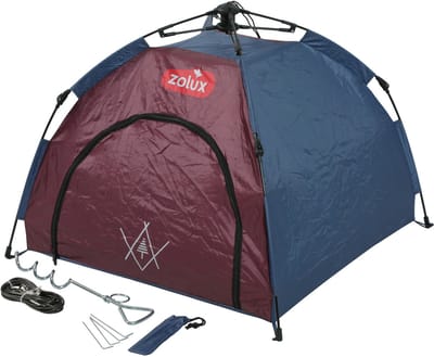 Honden Tent ZOLUX - Waterafstotend, Draagbaar - 79x77x62 cm, Geschikt voor Honden tot 25 kg