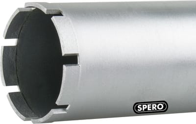 76x300mm - Betonboor - Diamant segmenten - Half Duims R1/2" Aansluiting - Dunwandig Nat Boor - SPERO
