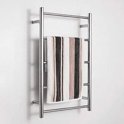 Verwarmd Handdoekenrek - Handdoekdroger Badkamer - Handdoeken Drogen - Roestvrij Staal - 800x500x120mm - Zilver