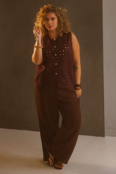 YEST CURVE Noella - Coffee Brown - maat 0(46)