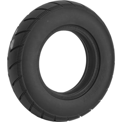 10x2.125 Elektrische Scooter Massieve Band met Rubber Groeven Urltra Licht Anti Slip Elektrische Scooter black