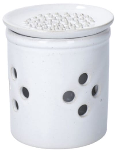 Knoflookpot met Rasp Functie, 10 x 9 cm, Keramiek - KitchenCraft | Idilica