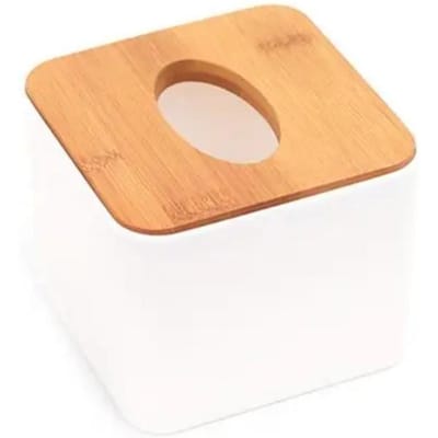 Boîte à mouchoirs ronde/carrée en bois pour la maison, la cuisine, le porte-serviettes, le porte-mouchoirs