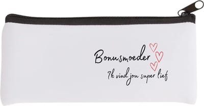 Akyol - bonusmoeder ik vind jou super lief Etui - Mama - de liefste bonusmoeder - moeder cadeautjes - moederdag - verjaardag - geschenk - kado - 20 bij 9 cm