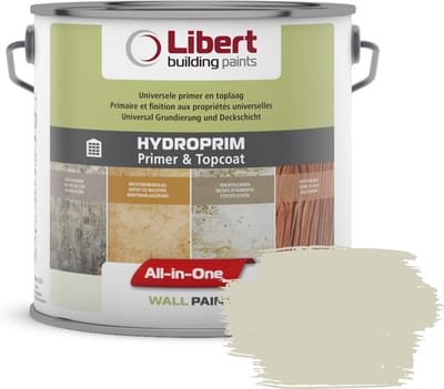 Libert Hydroprim – Isolerende Primer & Afwerkingslaag – 2-in-1 – Binnenmuurverf – Relax PE046 – 10L