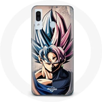 Coque pour Samsung Galaxy A20 Manga Dragon Ball Anime Multicolore