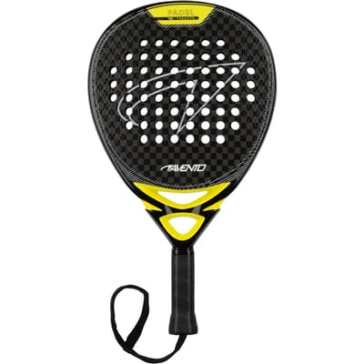 Avento Padelracket - Paragon - 12K Carbon - Teardrop - Zwart/Neo Chroom