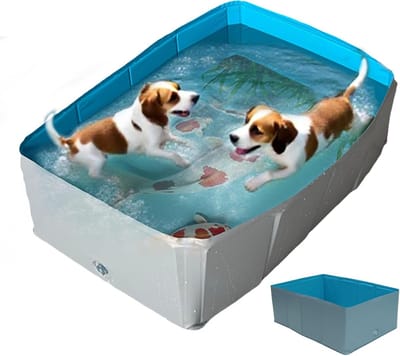 VHV - Hondenzwembad - Opvouwbaar Pierenbad voor Hond en Kind - PVC - Tuin en Strand