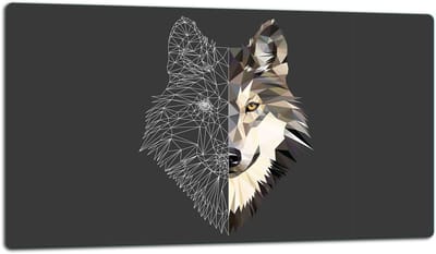 TMK ArtDeko - Snijplank - Glazen Beschermplaat - 52cm x 30cm - Kleurrijk Ontwerp