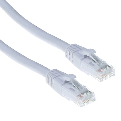 ACT Witte 20,00 meter U/UTP CAT6A patchkabel snagless met RJ45 connectoren IB6320
