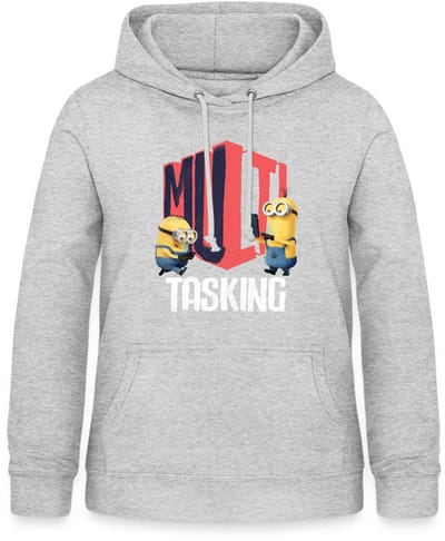 Minions Dave En Kevin Multitasking Hoodie Dames