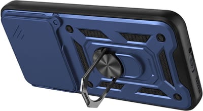 Mayaxess, Ringhoesje voor Redmi Note 15 Pro Plus 5G met Schuifbare Camerabescherming, Nachtblauw