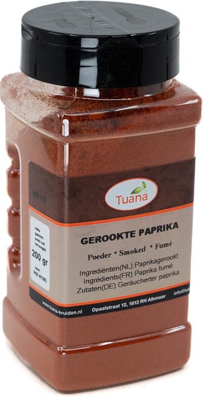 Tuana Kruiden - Paprika Poeder Gerookt - Strooibus 150 Gram - Tuanashop - MP-P-0005