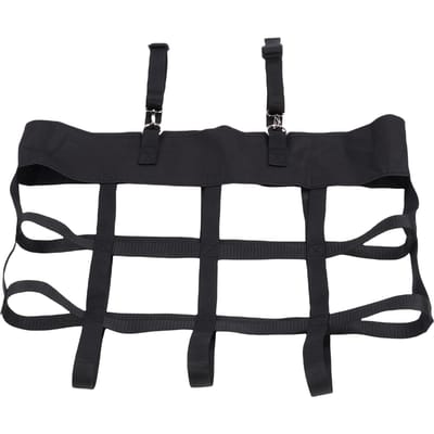 Support de Ventilateur Boîte Suspendu Sac Ventilateur Écurie Cheval Fournitures Écurie Apportez Confort d'Été Nylon Multi-Usage black