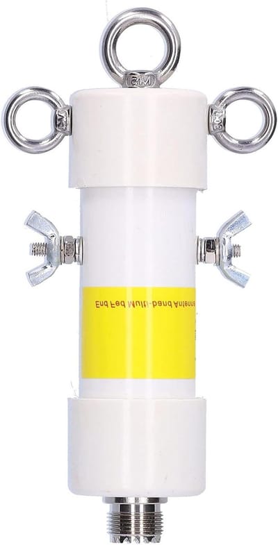 Kortegolf Balun Antenne - HF Communicatie Antenne - Radio Ontvangst - Waterdicht ABS Materiaal - 1.8M-54M - Zilver