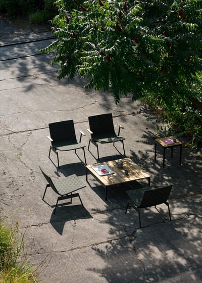 &Tradition Ville salontafel voor buiten AV50 - bronze green