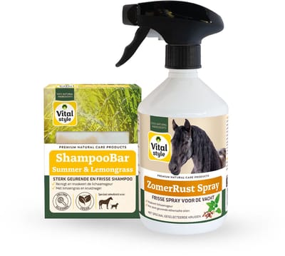 Vitalstyle Zomerbundel - Paarden Supplement - De Frisse Zomer Musthaves voor je Paard - Spray voor de Vacht