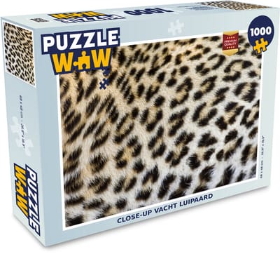 Puzzel Close-up vacht luipaard - Legpuzzel - Puzzel 1000 stukjes volwassenen