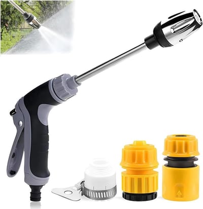 Hogedrukspuit - Tuinspuit Krachtige spuit - Auto Wassen - 360 graden draaibare kop - 6 x 4 x 1 cm