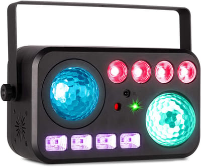 Discolamp - BeamZ Shimmer6 - LED effect - Voor DJ’s en feestjes - 6 unieke effecten - RGBW UV